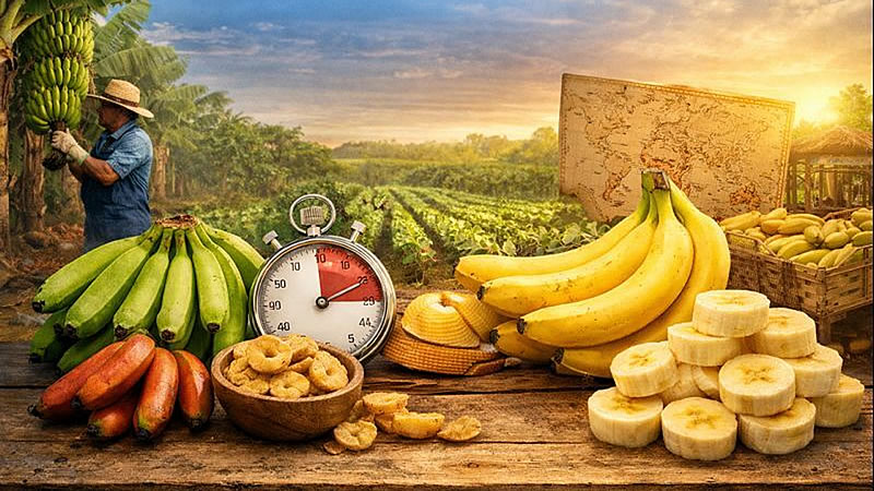 10 curiosidades sobre a banana que você provavelmente não sabia